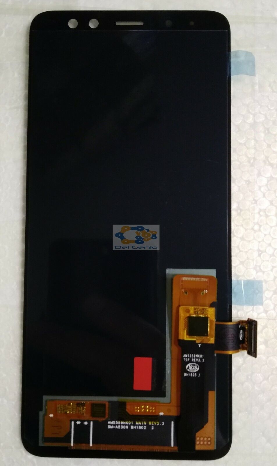 TOUCH SCREEN SCHERMO PER SAMSUNG GALAXY A8 2018 SM-A530F VETRO OLED DISPLAY - immagine 2