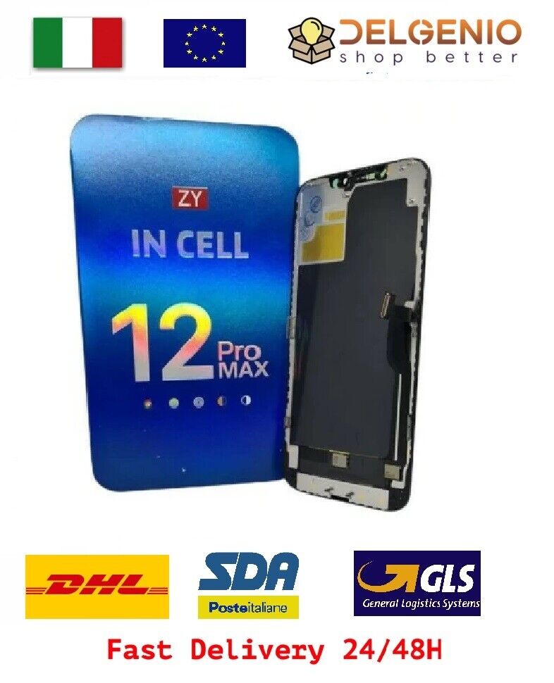 DISPLAY Schermo Vetro iPhone 12 PRO MAX In-Cell ZY Originale TouchScreen Oled