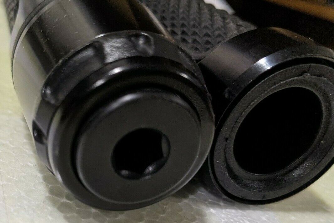 Manopole manubrio per Yamaha XSR 900 / XSR 700 LG6 nero 22mm grip pazzesco - immagine 3