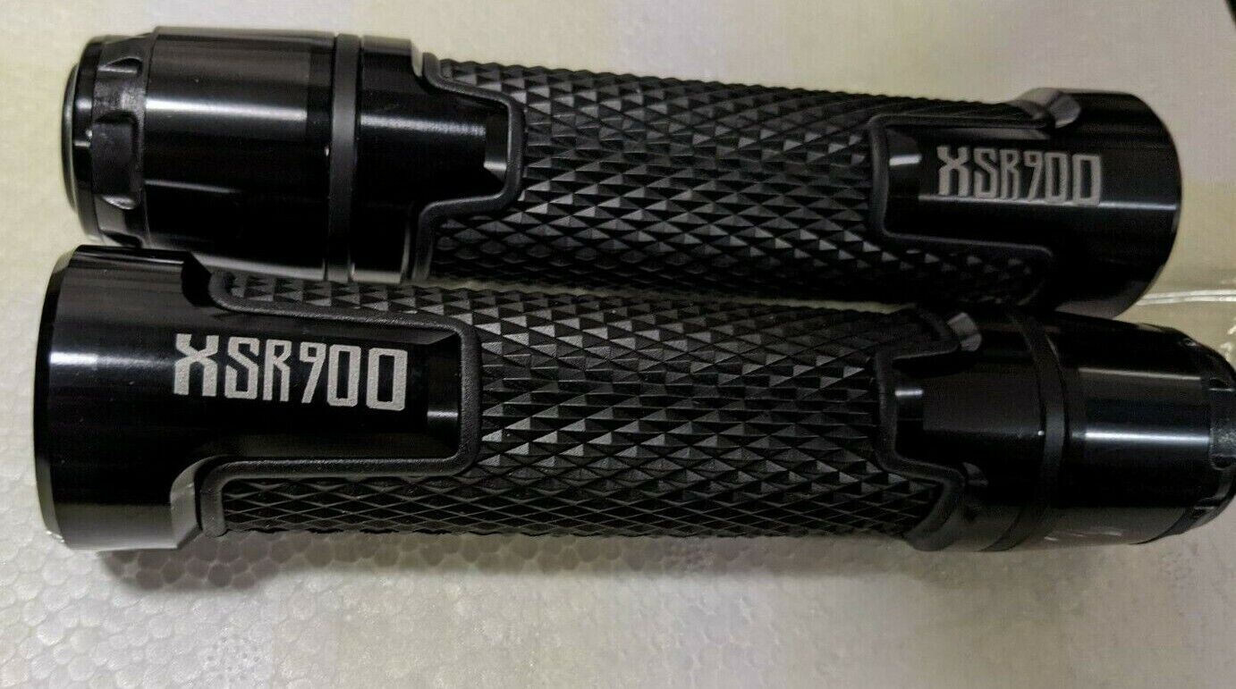 Manopole manubrio per Yamaha XSR 900 / XSR 700 LG6 nero 22mm grip pazzesco - immagine 4