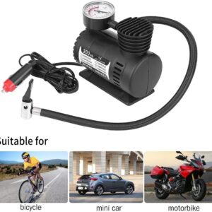 Mini compressore ad aria portatile 12v 10A per auto moto bici 10 bar