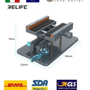 SUPPORTO CON BASE ROTANTE MULTIUSO PER RIPARAZIONE BACK COVER RELIFE RL-601S
