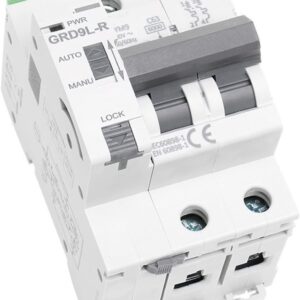 GEYA RIARMO STOP E & GO GRD9L-R SALVAVITA MAGNETOTERMICO 40A 2P Auto Riarmabile