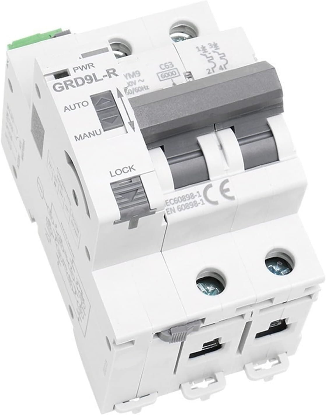 GEYA RIARMO STOP E & GO GRD9L-R SALVAVITA MAGNETOTERMICO 40A 2P Auto Riarmabile