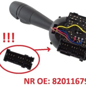 DACIA DOKKER DUSTER LOGAN II LODGY INTERRUTTORE COMANDO DEVIO LUCI 82 01167988
