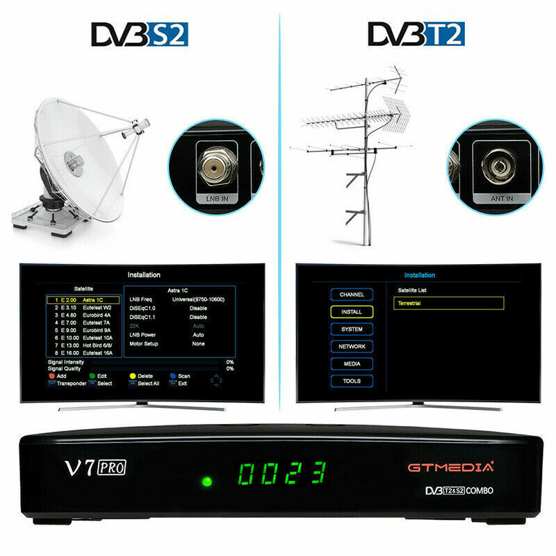 HD TIVUSAT LCN SATELLITARE DECODER TERRESTRE DVB-T2/S2X PVR USB WIFI YOUTUBE - immagine 3