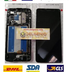 DISPLAY TOUCH +FRAME ORIGINALE SAMSUNG GALAXY A01 CORE SM-A013F SCHERMO VETRO