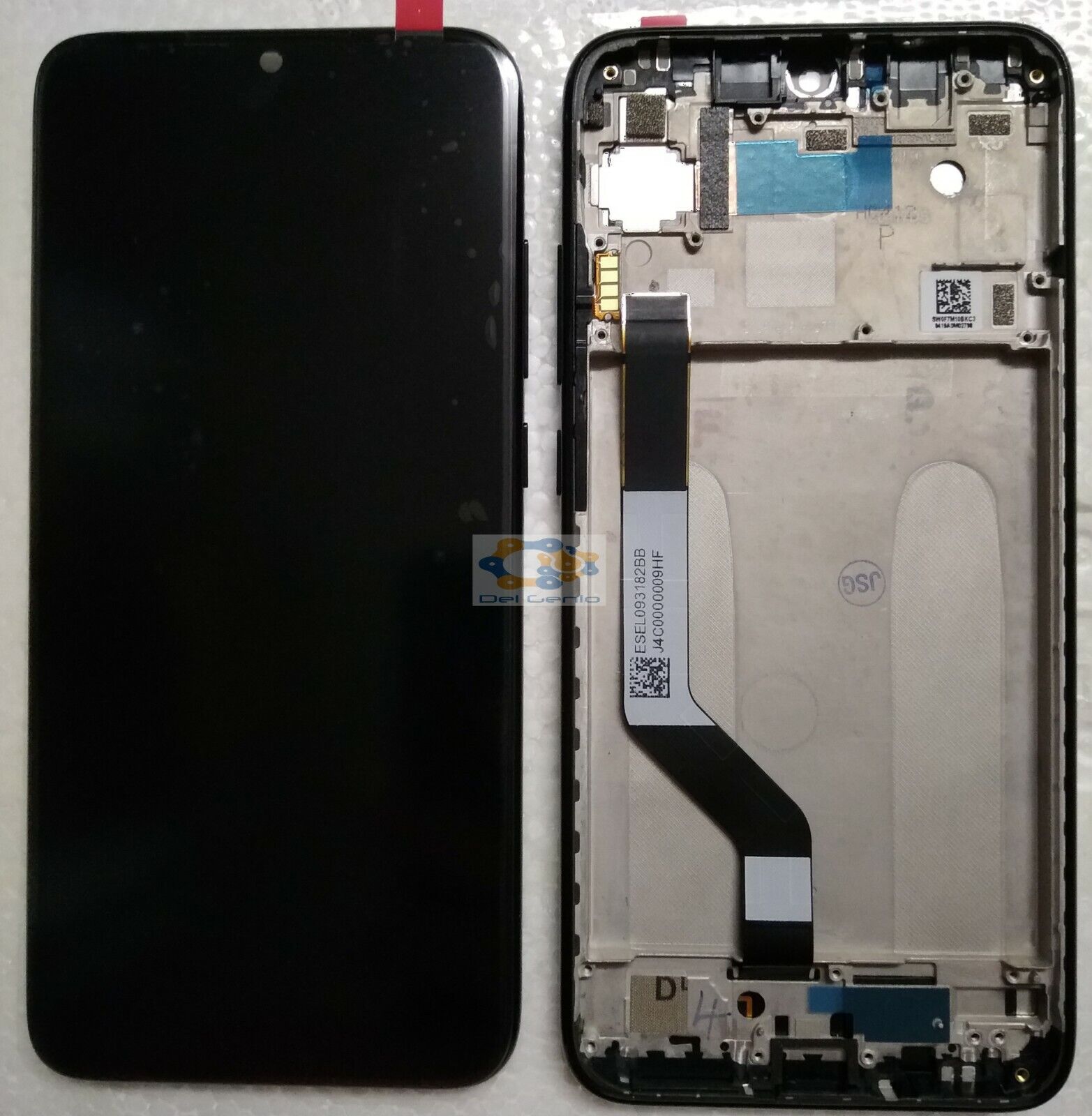 DISPLAY LCD +TOUCH SCREEN +FRAME TELAIO XIAOMI REDMI NOTE 7 - 7 PRO VETRO NERO