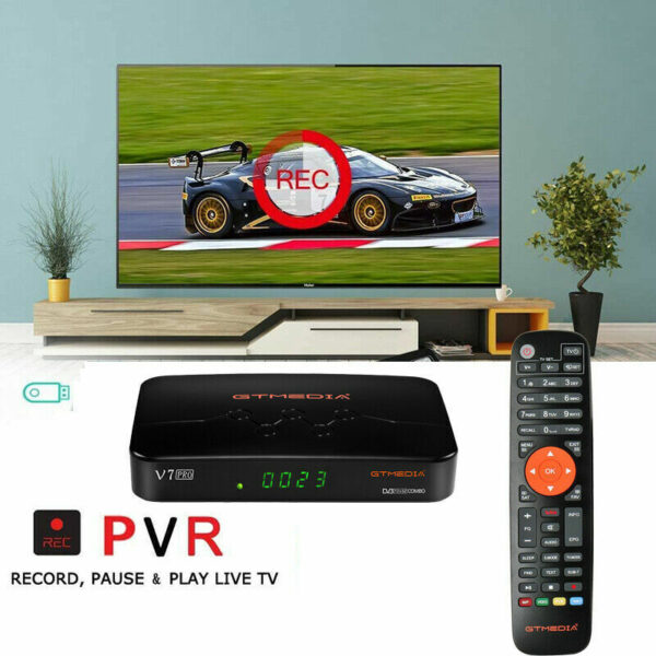 Decoder GT MEDIA V7 PRO Satellitare Tv Sat Digitale Terrestre Dvb-T2/S2/S2X - immagine 2