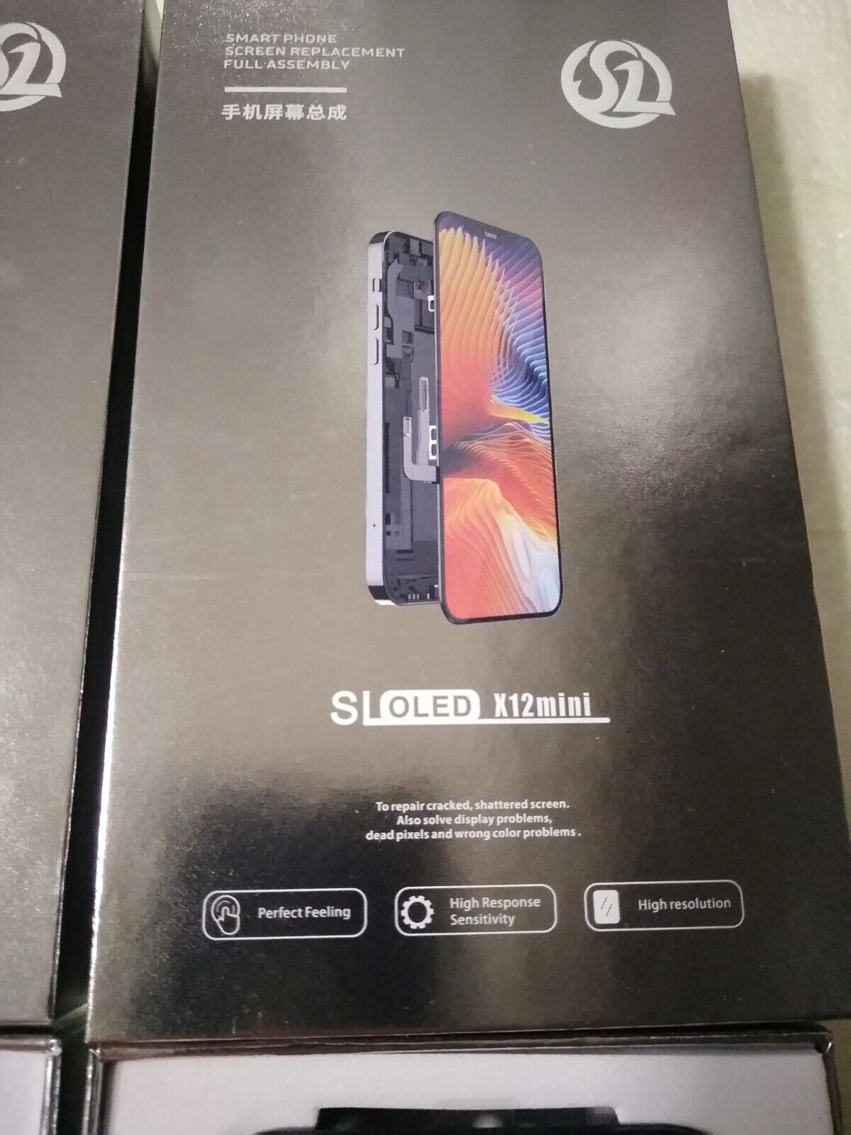 SCHERMO TOUCH LCD DISPLAY PER APPLE IPHONE 12 MINI SL OLED PARI A COME ORIGINALE - immagine 2