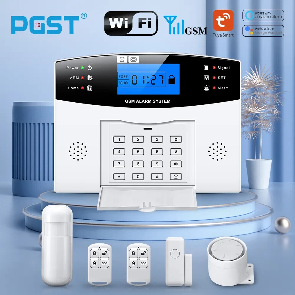 Sistema di Allarme Casa Senza Fili, WiFi + GSM, antifurto casa TUYA Smart Home