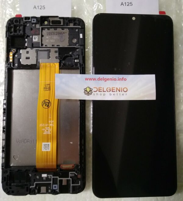 DISPLAY LCD ORIGINALE SAMSUNG GALAXY A12 SM-A125F/DSN TOUCH SCREEN VETRO SCHERMO