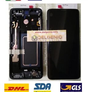 DISPLAY LCD ORIGINALE SAMSUNG GALAXY S9+ SM-G965F PLUS TOUCH SCREEN NERO BLACK