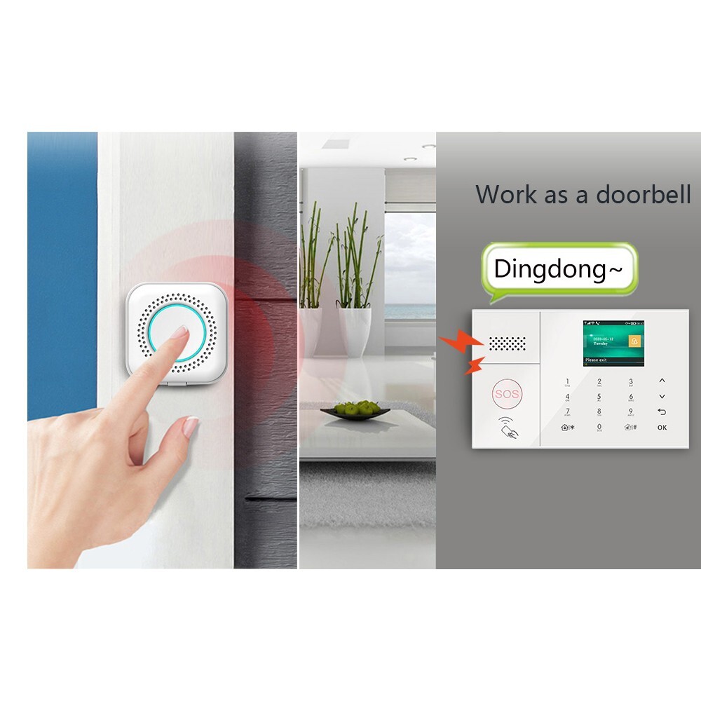 Sistema di Allarme Casa Senza Fili, WiFi + GSM, antifurto casa TUYA Smart Home - immagine 10