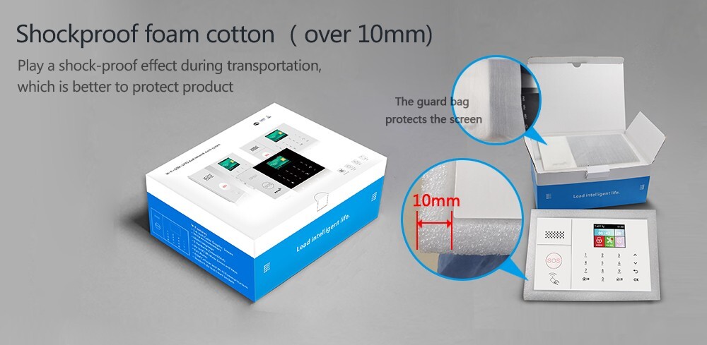 Sistema di Allarme Casa Senza Fili, WiFi + GSM, antifurto casa TUYA Smart Home - immagine 12