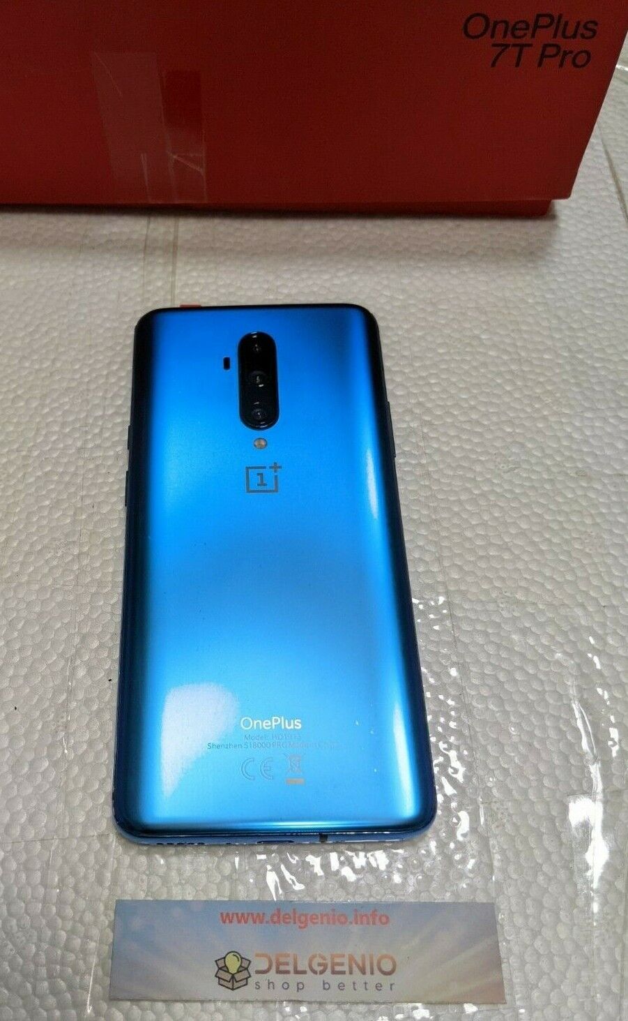OnePlus 7T Pro Dual sim Glacier Blue 256GB/8 di RAM Android Smartphone GSM - immagine 3