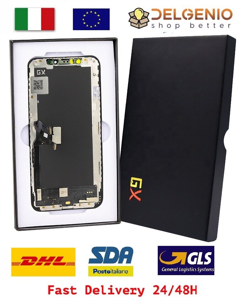 DISPLAY SCHERMO Per Apple iPhone XS Max OLED TOUCH SCREEN FRAME LCD ORIGINALE GX
