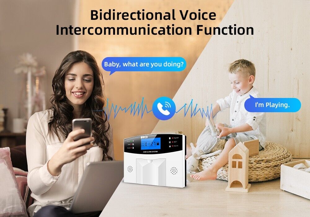 Sistema di Allarme Casa Senza Fili, WiFi + GSM, antifurto casa TUYA Smart Home - immagine 3