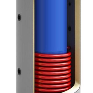 Bollitore Solare ACS coibentato GALMET 380 L a tecnica 260 + 120 l sanitaria