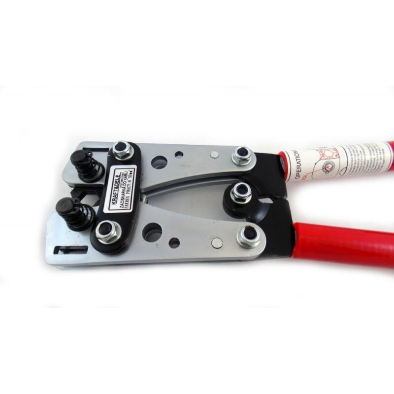 PINZA CRIMPARE PINZA CRIMPATRICE FASTON CAPICORDA TERMINALI 6-50 mm AGGAFFATURA - immagine 2