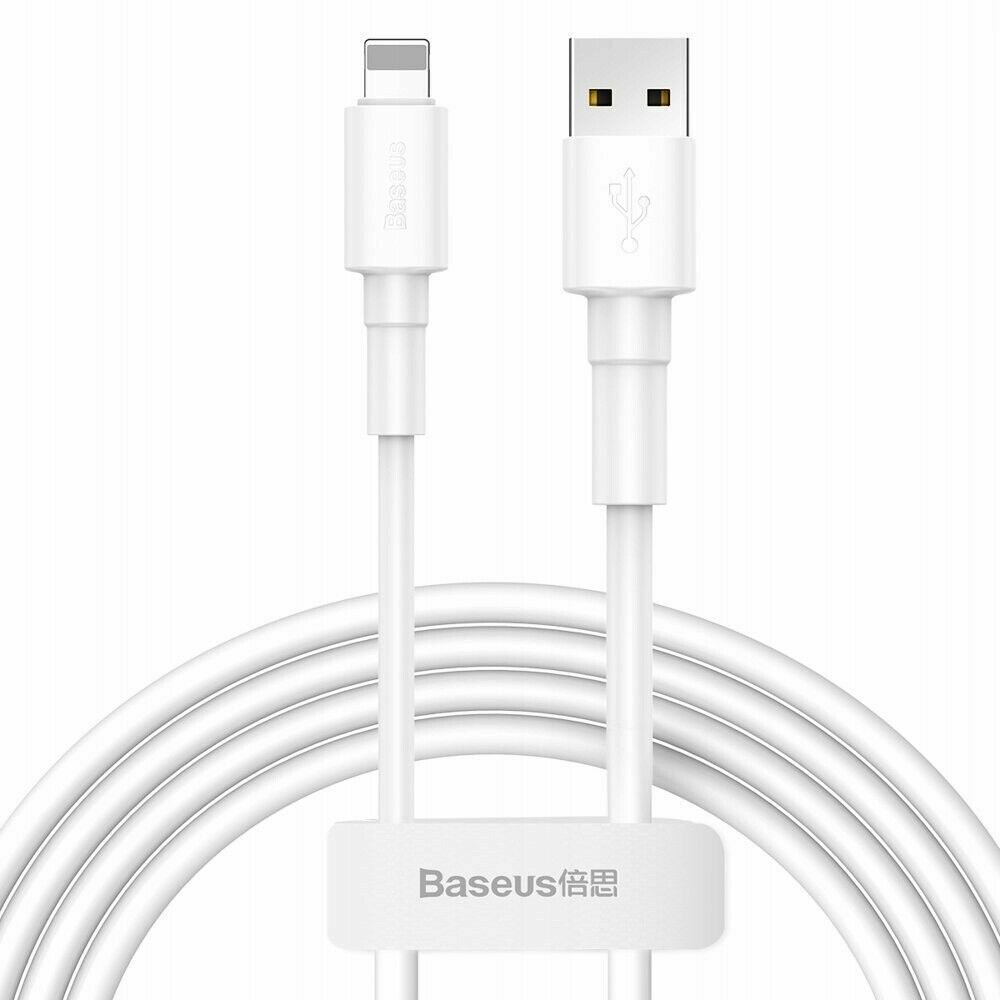 CAVO USB BASEUS TORCH SERIES 1 METRO 2.4A LIGHTNING PER IPHONE ricarica syncro - immagine 2