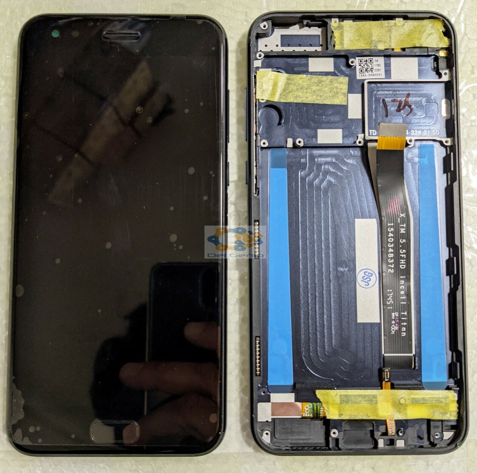 DISPLAY SCHERMO PER Asus ZenFone 4 ZE554KL Z01KDA KD KS CON TELAIO E SENSORE