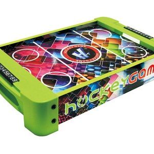 Mini Air Hockey Green Edition 36 cm gioco ludico da tavolo Idea regalo bambino