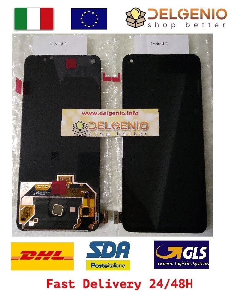 DISPLAY ORIGINALE TOUCH SCREEN per ONEPLUS NORD 2 EB2101 EB2103 SCHERMO VETRO