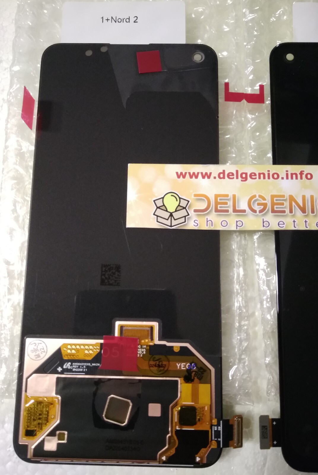 DISPLAY ORIGINALE TOUCH SCREEN per ONEPLUS NORD 2 EB2101 EB2103 SCHERMO VETRO - immagine 2