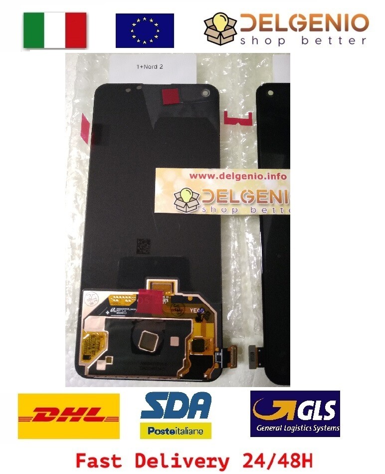 DISPLAY ORIGINALE TOUCH SCREEN per ONEPLUS NORD 2 EB2101 EB2103 SCHERMO VETRO - immagine 3