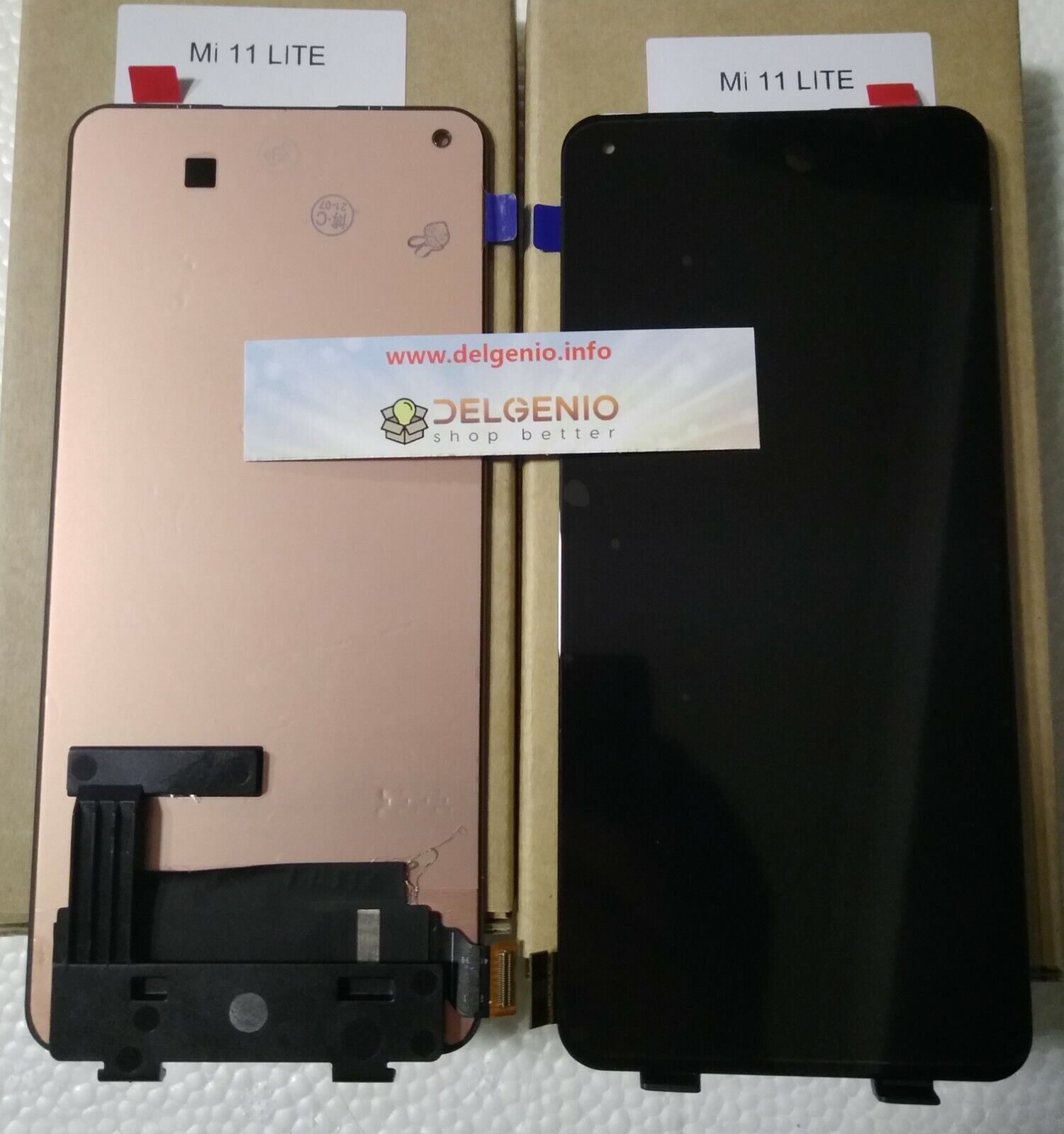 DISPLAY LCD + TOUCHSCREEN DISPLAY SENZA FRAME PER XIAOMI MI 11 LITE 4G / 5G
