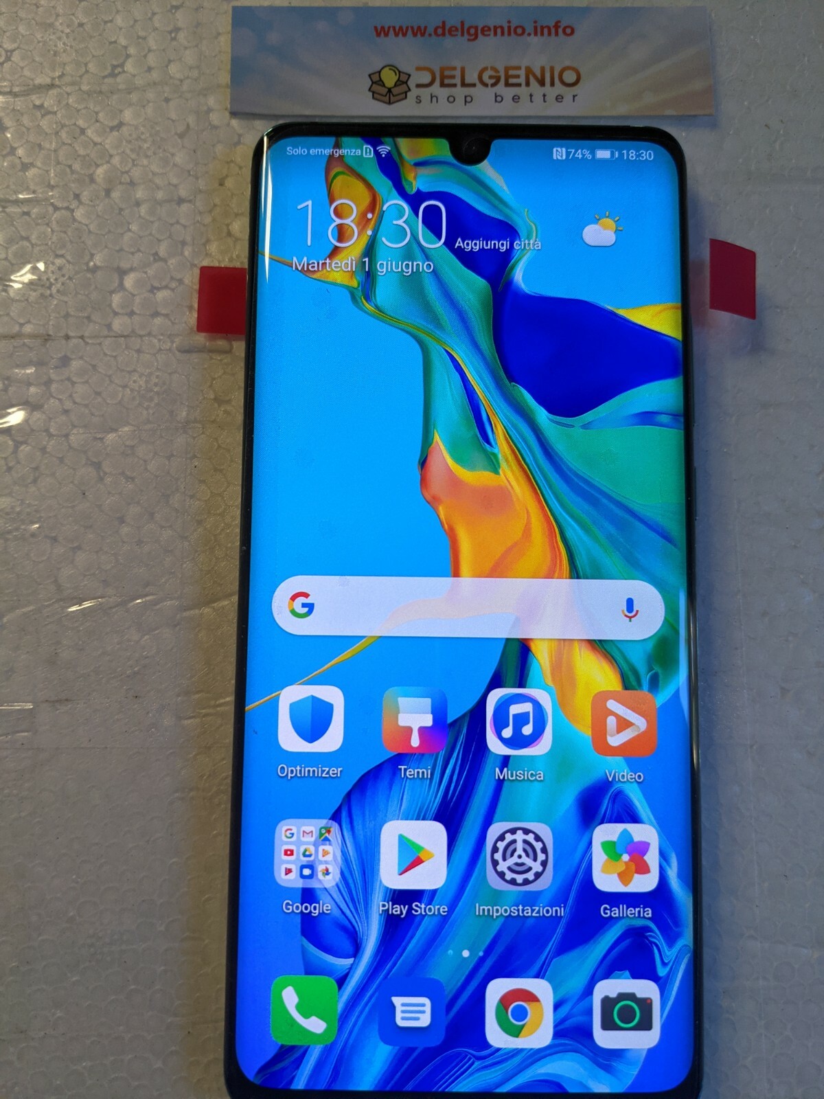 HUAWEI P30 PRO GRADO A++ LTE 128GB NERO BLACK PARI A NUOVO RICONDIZIONATO