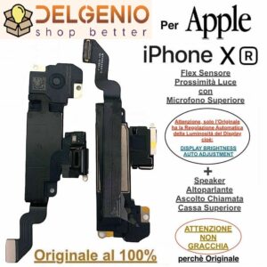 Flex Sensore Prossimità Mic Speaker Ascolto Voce per Apple iPhone XR Originale