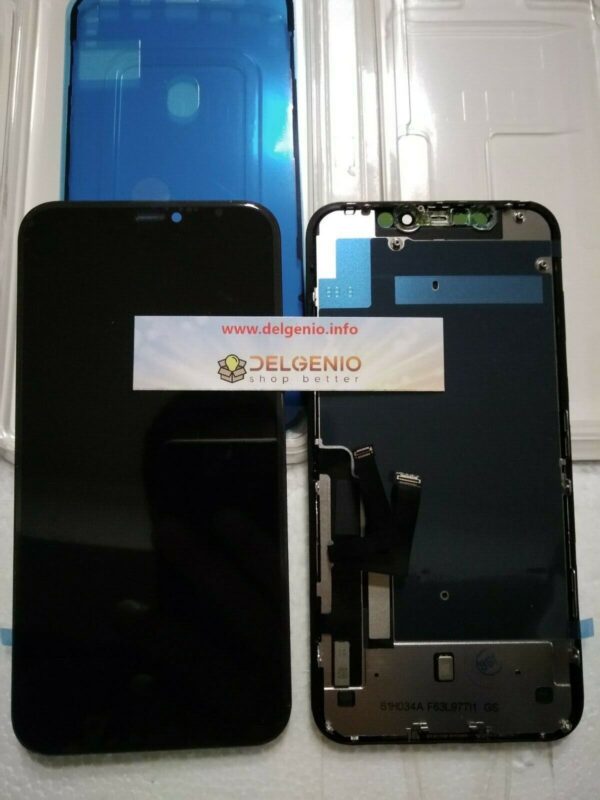 DISPLAY LCD OLED APPLE IPHONE 11 SCHERMO TOUCH SCREEN SCHERMO VETRO NERO ZY - immagine 2