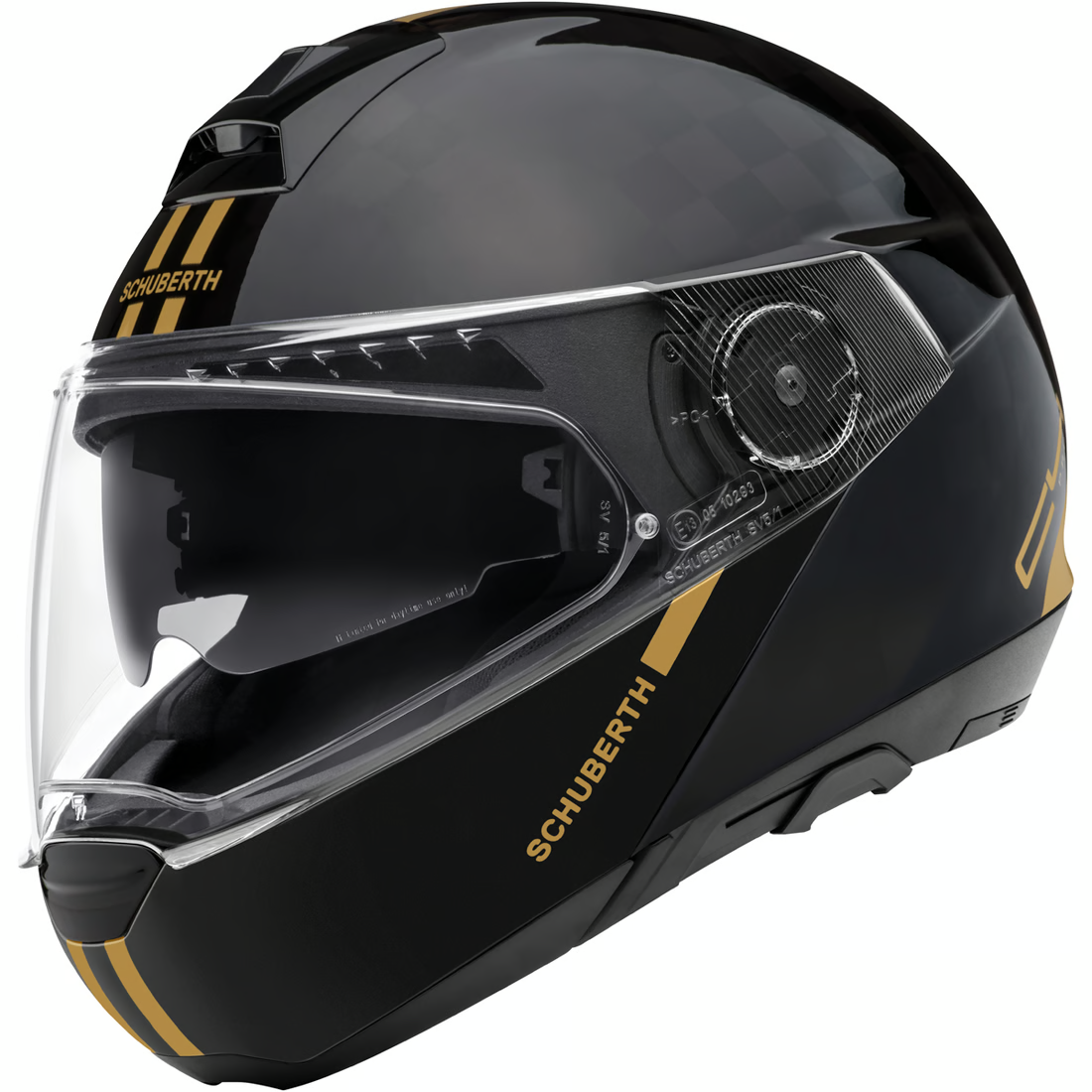 casco modulare integrale SCHUBERTH C4 Pro Carbon Fusion Gold rarissimo L 59 - immagine 6