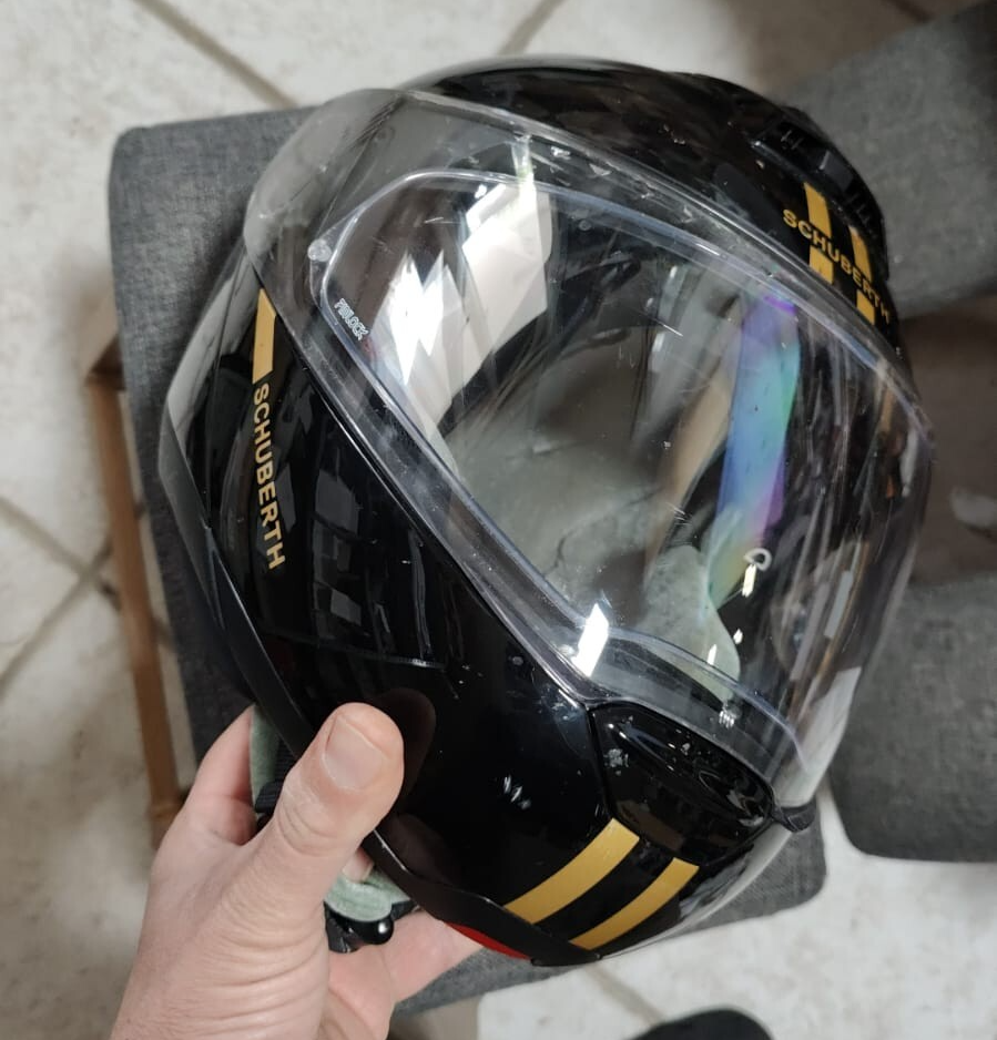 casco modulare integrale SCHUBERTH C4 Pro Carbon Fusion Gold rarissimo L 59