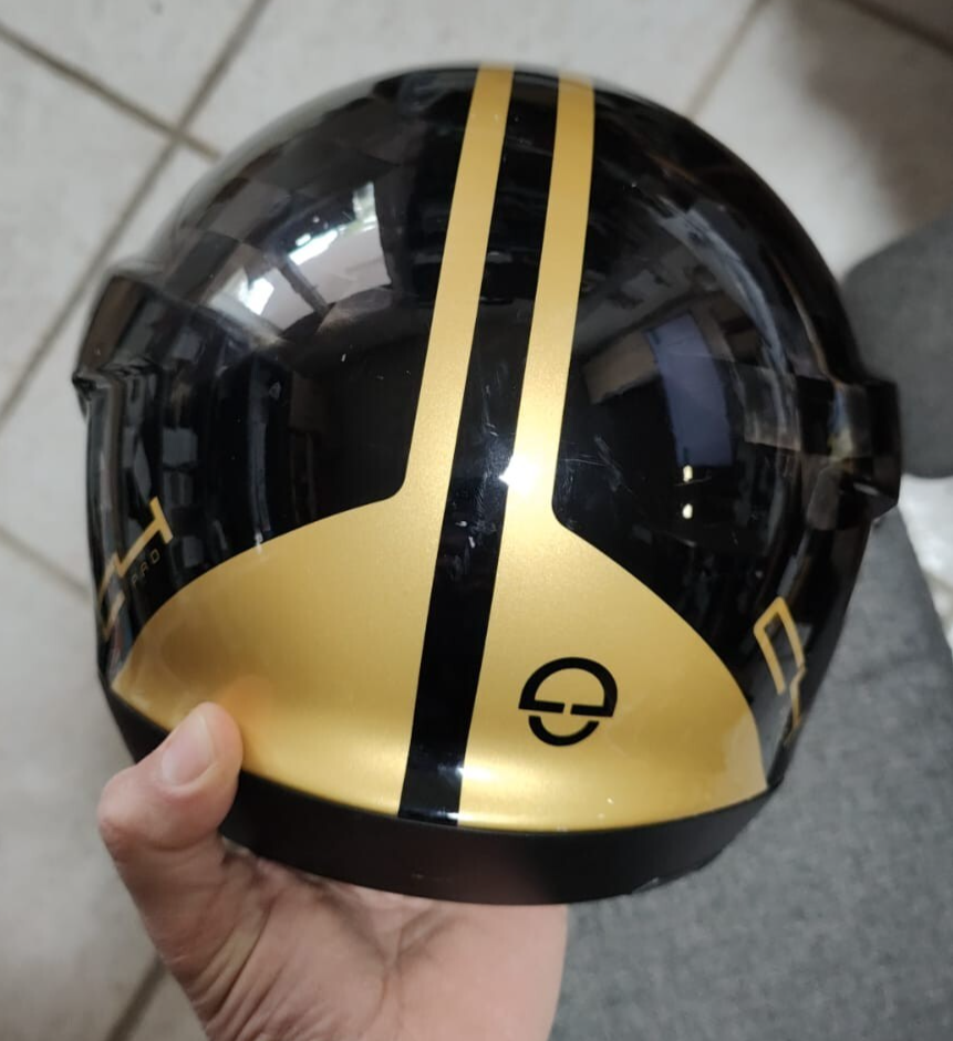 casco modulare integrale SCHUBERTH C4 Pro Carbon Fusion Gold rarissimo L 59 - immagine 2