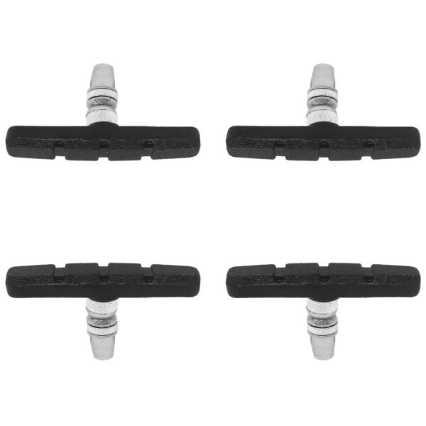 2/4 PATTINI FRENO BICI 7cm ANTERIORE POSTERIORE V-BRAKE COPPIA FRENI BICICLETTA - immagine 9