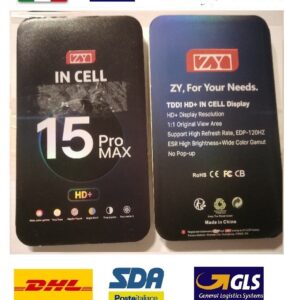 iPhone 15 Pro Max Display NON-OLED INCELL SCHERMO ZY DISPLAY TOUCH SCREEN COF IC