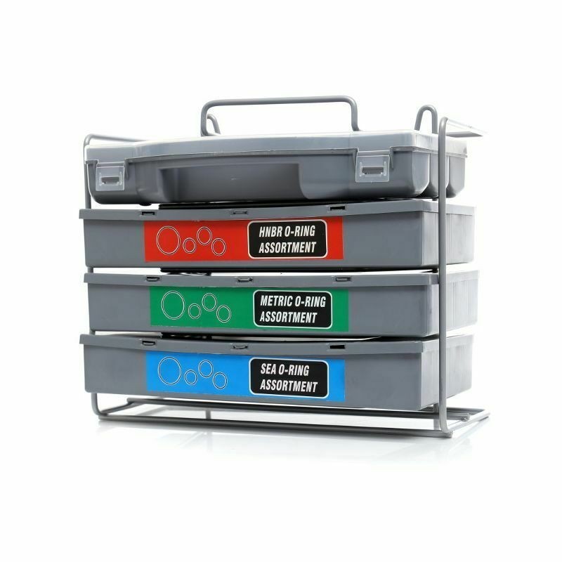 KIT GUARNIZIONI O RING 66 MISURE DIVERSE 900 PZ PEZZI ORING ANELLI GOMMINI - immagine 2