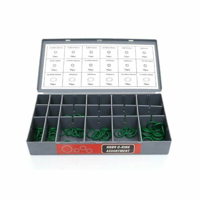 KIT GUARNIZIONI O RING 66 MISURE DIVERSE 900 PZ PEZZI ORING ANELLI GOMMINI - immagine 3