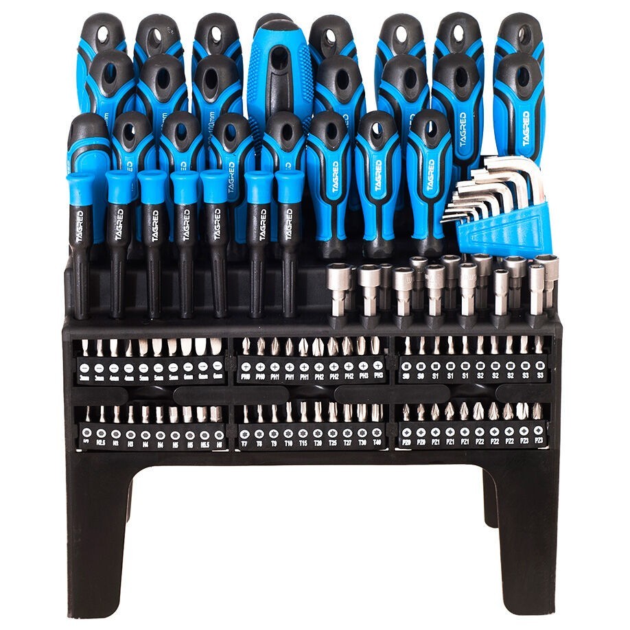 Cacciaviti chiavi inglesi bussole set da 122 pezzi con punte magnetiche Torx