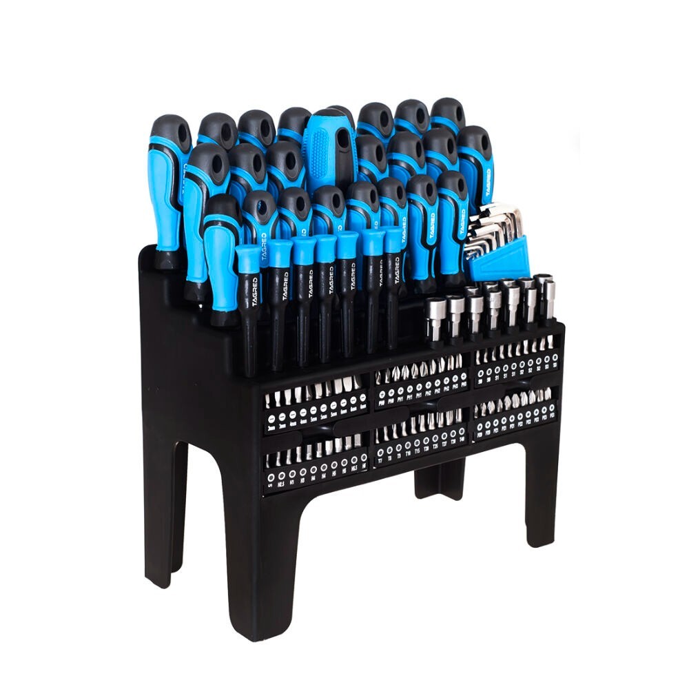 Cacciaviti chiavi inglesi bussole set da 122 pezzi con punte magnetiche Torx - immagine 2