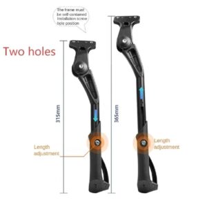 CAVALLETTO BICI REGOLABILE IN ALTEZZA KICKSTAND SUPPORTO BICICLETTA MTB E-BIKE