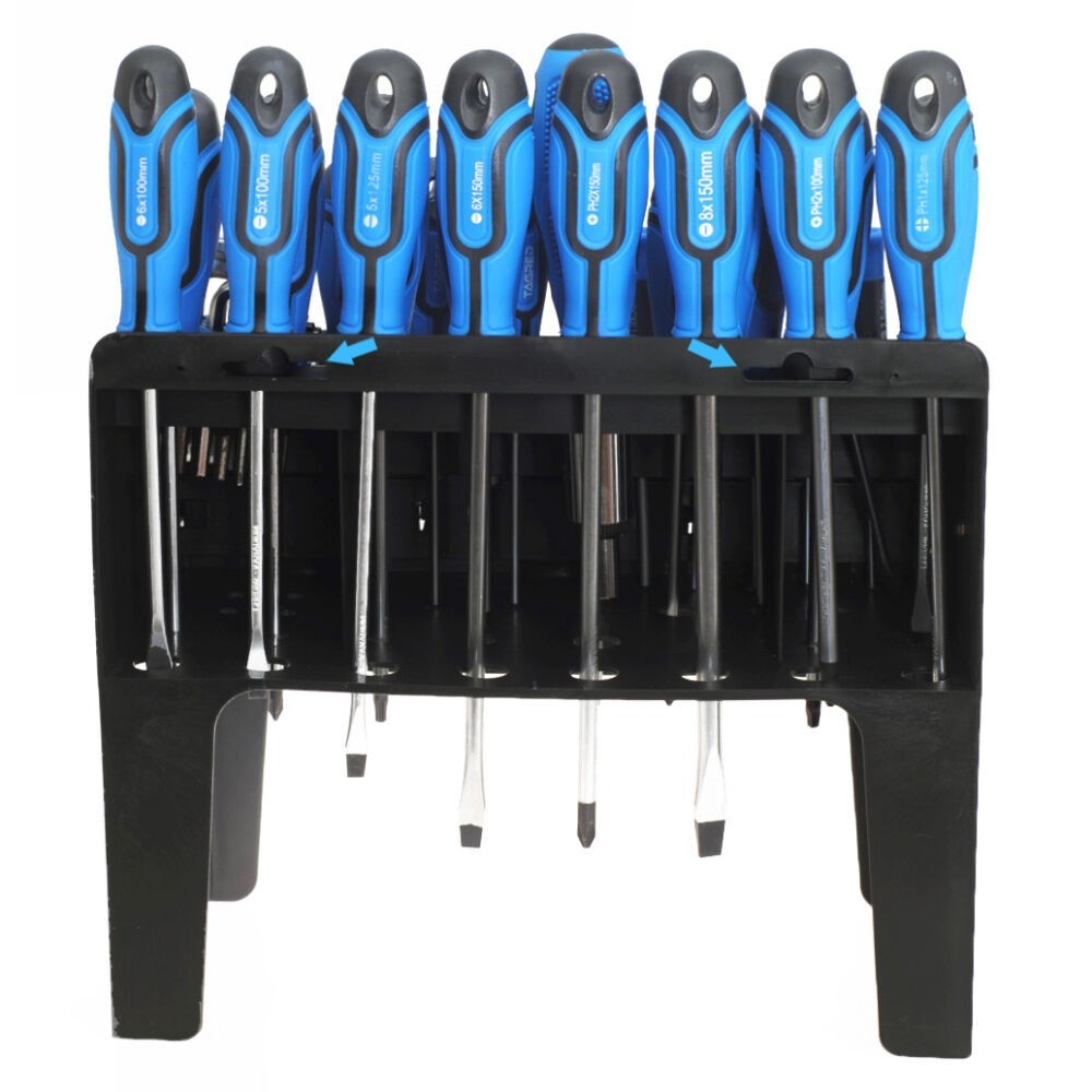 Cacciaviti chiavi inglesi bussole set da 122 pezzi con punte magnetiche Torx - immagine 11