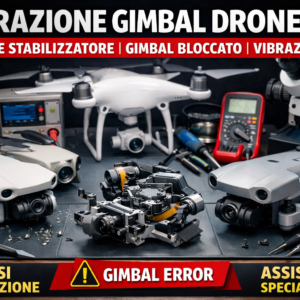 RIPARAZIONE DJI Gimbal Error Riparazione Stabilizzatore Drone Vibrazione Gimbal