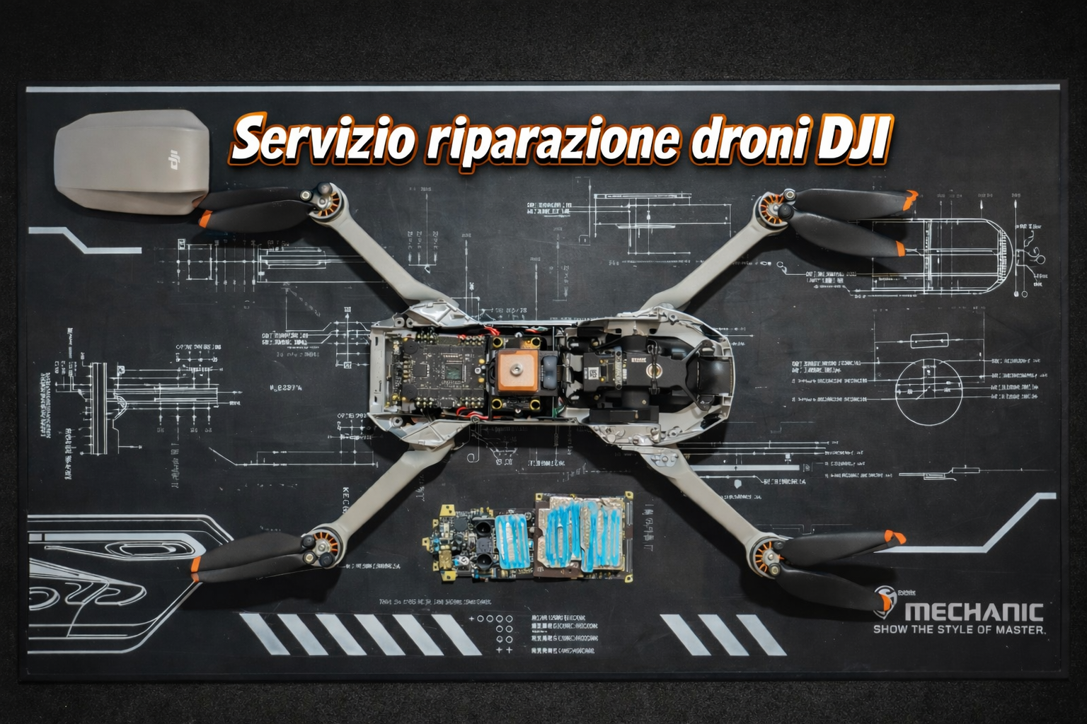 RIPARAZIONE Gimbal DJI Mini 3 Mini 2 Mavic Air 2 Air 2S Phantom - immagine 4