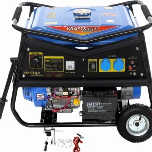 GENERATORE DI CORRENTE KRAFT&DELE 5000watt REALI A BENZINA 5 KW 7 HP AVVIAMENTO