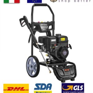 IDROPULITRICE ACQUA FREDDA A SCOPPIO ALTA PRESSIONE 7HP 360 BAR 660LT/H KRAFT&DE