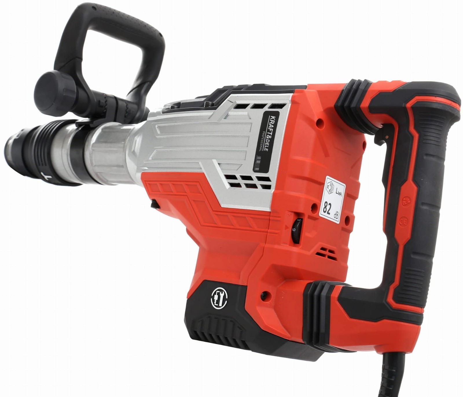 Kraft Martello Demolitore per Calcestruzzo 2600W 2 Punte a Scalpello da 1900BPM - immagine 6